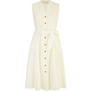 Yumi Flower Broderi Anglaise Bomuld SkjortekjoleEU 44 (UK 16)