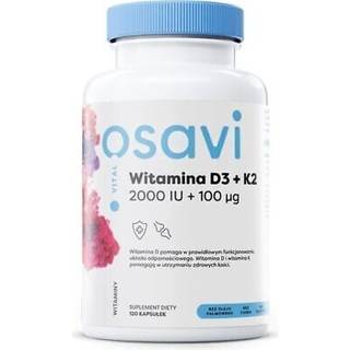 Osavi - Vitamin D3 + K2, 2000 IU + 100 mcg (120 kapsler)