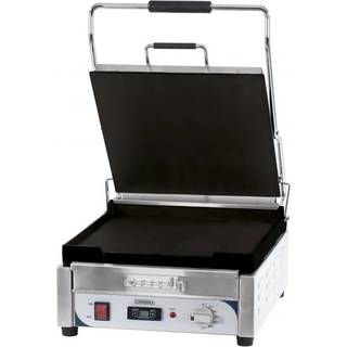 Kontaktgrill premium glat - glat med timer - XL
