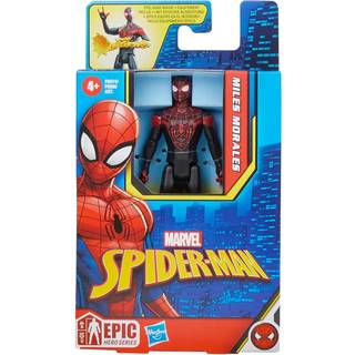 Marvel Epic Hero Series Spider-Man Miles Morales Action Figur 4-tommer med tilbehør Marvel Action-tal for børn i alderen 4 år og op