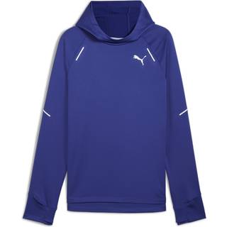 Sweatshirt Puma RUN GRID FLEECE HOODIE 525787-27 Størrelse M