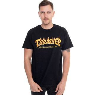 Thrasher T-shirt Fire Logo black