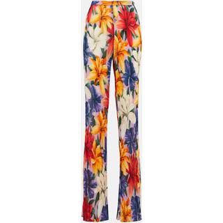 Etro High-rise straight floral pants - multicoloured - M