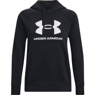 Under Armour Rival Fleece Women's Logo Hoodie Black / White 2X