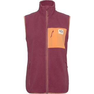 Kari Traa Røthe Fleece Vest Dame - Plum - Plum / XS