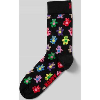 Happy Socks Teddy Sock - Black pattern - Str 36/40 * Kampagne *
