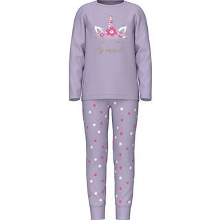 Name It Nattøjsæt "Magical" i lilla til piger