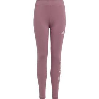 Essentials Linear Logo Cotton tights - Preloved Crimson / Sandy Pink - 152