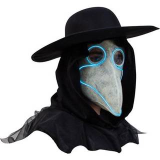 Pestlæge maske med LED lys