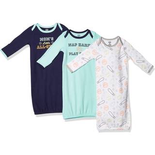 Luvable Friends Unisex Baby Cotton Gowns Sports 0-6 måneder os