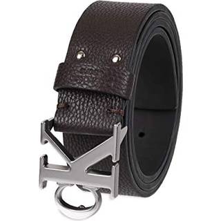 Calvin Klein m?nds afslappede CK-monogram skar ud sp?ndeb?lte m?rkebrun lille (30-32)