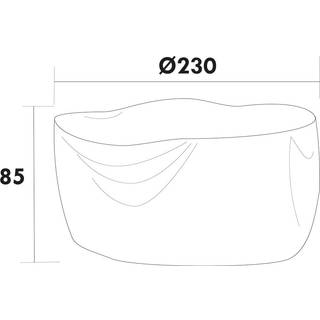 Hillerstorp Møbelbeskyttelse Til runde møbelgrupper D230 cm H85 cm