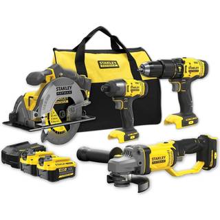 Værktøjssæt Stanley SFMCK469M2-QW (SFMCD711 + SFMCF800 + SFMCG400 + SFMCS500); 2x4,0 Ah batt.
