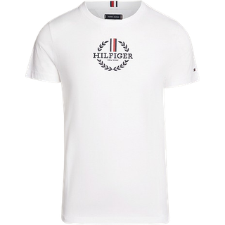 Tommy Hilfiger Herren T-Shirt weiß Slim Fit - weiß