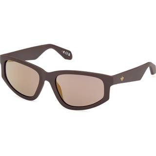 Adidas Kvinde OR0107 50E Solbriller Injiceret Brun Brun Cat Eye Normal