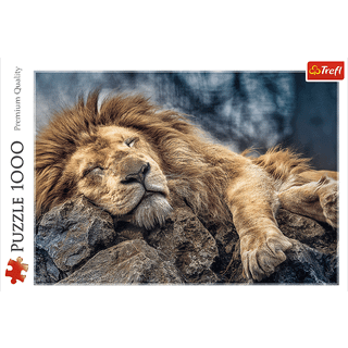 Trefl Puzzle 1000 – Sleeping Lion puslespil, 1000 brikker