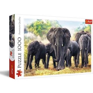 African Elephants - 1000 brikker