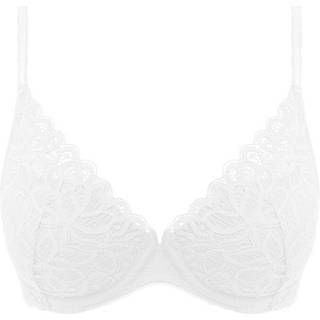 Wacoal Raffine Plunge Push Up Bra - White - E 85