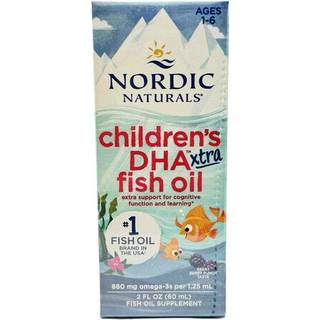 Børns DHA Xtra Fiskeolie, 880 mg Bær Punch (EAN 768990891267) - 60 ml