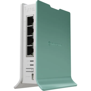Mikrotik hAP trådløs router Gigabit Ethernet Enkelt band (2,4 GHz) Grøn, Hvid