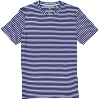 N.Z.A. Herren T-Shirt blau gestreift
