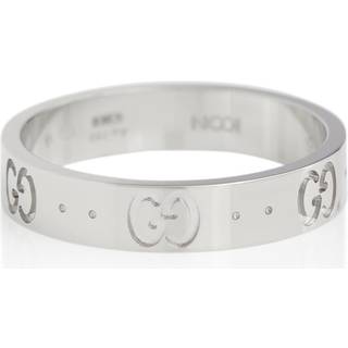 Gucci Icon 18kt white gold ring - silver - 56MM