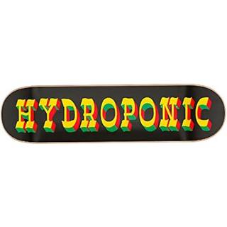 Hydroponic West Skateboard Deck (Black-rasta)