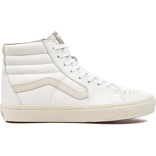 Vans - Sk8-Hi Premium Leather Shoes, Man, White, Size: 36.5 - White - 36.5