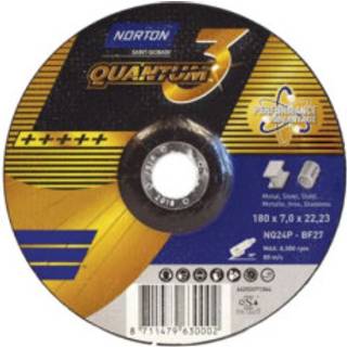 Norton skrubskive 125X7,0X22,2 quantum 3 comfort NQ24P keramisk 10 stk. (200466)