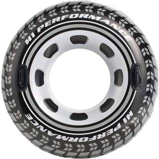 Intex Monster Truck Tube - stor badering med håndtag - 114 cm bildæk