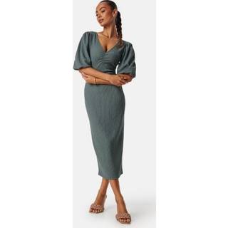 Structure Puff Sleeve Dress