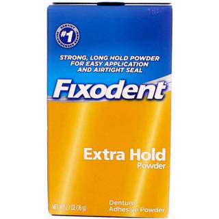 Fixodent protese kl?bende pulver Ekstra Hold 2,70 oz (pakke med 2)