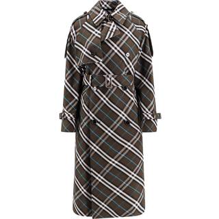 Checked Trench Coat - 4
