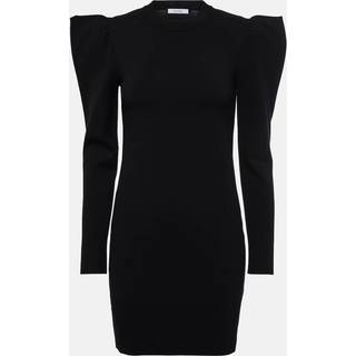 Max Mara Glasgow puff-sleeve minidress - black - XL