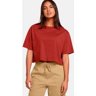 T-shirt Under Armour Boxy Crop Logo Short Sleeve 1386845-840 Størrelse S