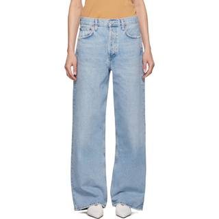 Agolde Low Slung Baggy mid-rise jeans - blue - M