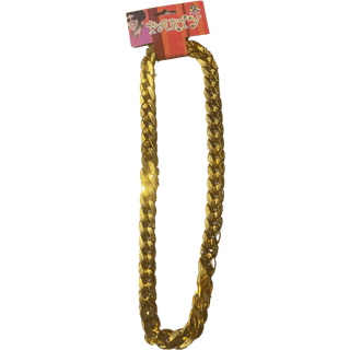 Gangster guld halskæde 80 cm