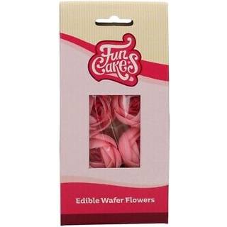 Pæon Blomster Vaffelpapir – Sæt/7stk, FunCakes