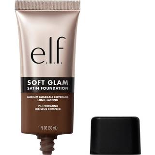 E.L.F. Soft Glam Foundation Medium d?kning Langvarig og byggeligt fundament for en glat satin finish Vegansk og grusomhedsfri 61 Rich Cool