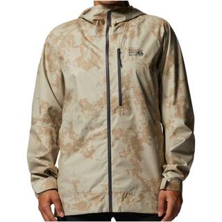 Mountain Hardwear Women's Stretch Ozonic Jacket Moab Tan Print, M