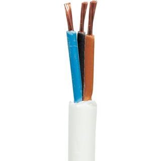 Ledning 3X0,75 Pkl Hvid S100 Nkt