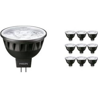 Fordelspakke 10x Philips Master LED Spot GU5.3 MR16 6.7W 410lm 10D - 927 ekstra varm hvid | bedste farvegengivelse - dæmpbar - erstatter 35W