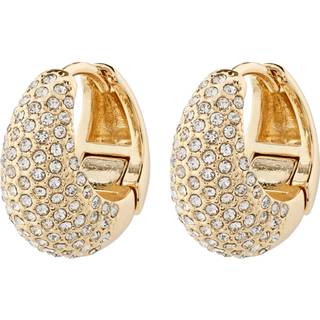 Pilgrim FOCUS krystal øreringe guldbelagt