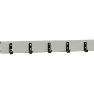 BST Knagerække med 5 taskekroge. B750 mm Hvid