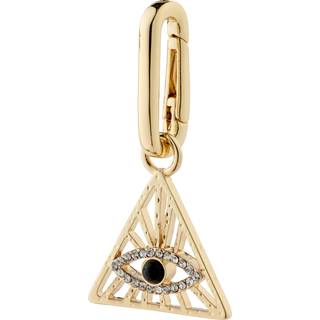 Pilgrim CHARM trekant vedhæng, guldbelagt