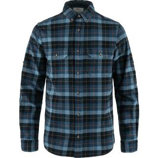 Fjällräven Singi Heavy Flannel Shirt Skjorte Herrer størrelse L farve blå