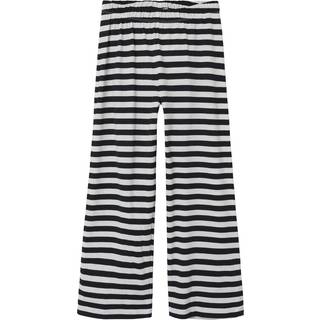 Name It Black Oyster Stribet Wide Bukser