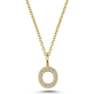 Nuran bogstav vedhæng V2201 (O)