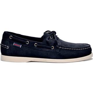 Sebagotil mænd. 7111PTW Portland Flesh Out Navy Mokkasiner i læder (44), Fast, Blonder, Casual, Blå