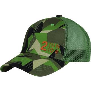 2UNDR Mesh Back Print Cap - Justerbar Trucker Kasket til Herre - Str. ONESIZE, Komfortabel & Stilfuld